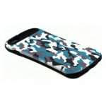 Wholesale Apple iPhone 6 Plus 5.5 Design Candy Shell Hybrid Case (Camouflage Teal)